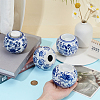 4Pcs 4 Styles Handmade Porcelain Candle Holders DJEW-OC0013-87-3