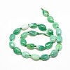 Natural Agate Oval Bead Strands X-G-E254-86B-2