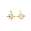 Brass Micro Pave Cubic Zirconia Pendants KK-Z136-43B-G-1
