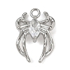 Brass Pave Clear Cubic Zirconia Pendants LS-KK-L238-02P-1
