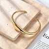 304 Stainless Steel Cuff Bangles for Women BJEW-B108-06G-2