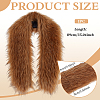 Polyester Faux Fur Collar AJEW-WH0709-230A-2