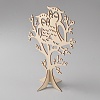 Wood Earring Display Tree Stands EDIS-WH0031-22B-1