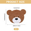 Computerized Embroidery Polyester with Fur Iron on/Sew on Patches DIY-WH0671-397C-2