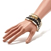 Handmade Polymer Clay Heishi Beads Stretch Bracelets Set BJEW-JB07396-11