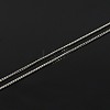 Rhodium Plated 925 Sterling Silver Necklaces STER-M034-39B-2