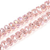 Electroplate Glass Beads Strands EGLA-T021-20J-1