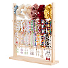 4-Tier Detachable Wooden Bracelet Organizer Display Tower Stands ODIS-WH0043-262A-1