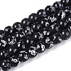 Baking Paint Glass Beads Strands DGLA-N015-6mm-10-1