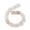 Natural White Agate Beads Strands G-K359-D02-01-3