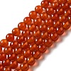 Natural Agate Beads Strands X-G-G390-6mm-03-1