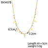 304 Stainless Steel Pendant Necklaces STAS-OY016-72G-2