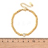 304 Stainless Steel Beads Bracelets BJEW-R027-03G-5