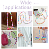   4Pcs 4 Style Acrylic Frosted Beaded Bag Strap AJEW-PH0018-23-6