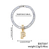Fashionable Brass Micro Pave Clear Cubic Zirconia Charm Bracelets AF9298-6-1