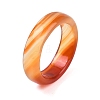 Dyed & Heated Natural Agate Finger Rings for Women RJEW-Z075-02G-2