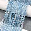 Natural Aquamarine Beads Strands G-L587-A02-02-2