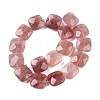 Natural Strawberry Quartz Beads Strands G-T138-153-2