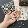 100Pcs 10 Styles Tibetan Style Alloy European Beads TIBE-CJ0001-32-4
