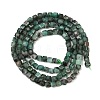 Natural Emerald Beads Strands G-B175-C04-3x3mm-3