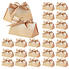 30Pcs Triangle Paper Wedding Candy Gift Boxes CON-GO0001-14-1