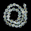 Handmade Millefiori Lampwork Beads Strands LAMP-G164-04K-2