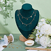 DIY Brass Cable Chains Necklaces Making Kits DIY-ME0001-93G-4