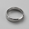 Stainless Steel Simple Plain Band Ring for Men Women RJEW-WH0015-04E-2