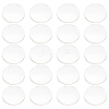 Flat Round Acrylic Chassis Display Pedestals DIY-FG0005-55A-1