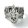 Dragon Alloy Open Cuff Rings RJEW-K275-34AS-2