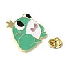 Alloy Prince Frog Enamel Pins for Clothes Backpack JEWB-I032-02G-3