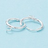 201 Stainless Steel Huggie Hoop Earring Findings STAS-P283-01Q-S-2