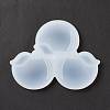 Apple Shape Food Grade Silicone Lollipop Molds DIY-D069-01-4