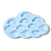 Cloud with Teardrop & Cloud & Rainbow Pattern DIY Fondant Silicone Molds LS-DIY-G114-02-2