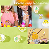 30Pcs 3 Style Transparent Acrylic Enamel Beads OACR-SC0001-13-5