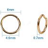 Mixed Open Jump Rings Iron Jump Rings IFIN-PH0001-03-NF-2