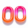 Two Tone Opaque Acrylic Linking Rings OACR-S036-006B-M03-1