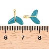 Brass Enamel Charms KK-B167-02G-4