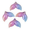 Transparent UV Printed Acrylic  Pendants X-TACR-S136-001I-2