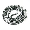 Baking Paint Transparent Glass Beads Strands DGLA-N011-4mm-07-2