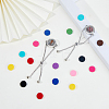 2Pcs 2 Styles 316 Surgical Stainless Steel Rhinestone Diffuser Locket Slider Bracelets BJEW-FI0001-84B-4