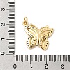 Brass Micro Pave Clear Cubic Zirconia Pendants KK-Z160-09G-3