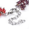 Glass Beads Bracelets BJEW-JB04406-3