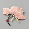 Polyester Computerized Embroidery Cloth Iron on/Sew on Patches PATC-WH0024-030B-2