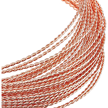 Twisted Round Bare Copper Wire CWIR-WH0009-04C