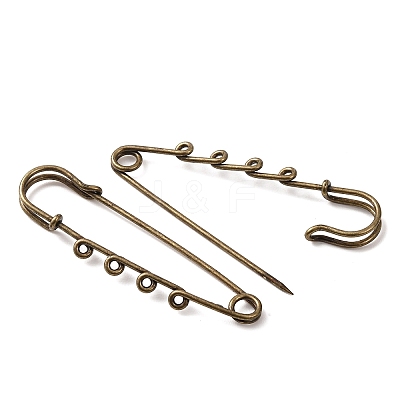 304 Stainless Steel Safety Pins Brooch Findings SA-CBA4160-04D-AB-1