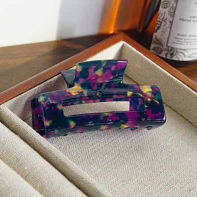 Cellulose Acetate(Resin) Claw Hair Clips PW-WGE4026-11-1