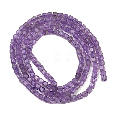 Natural Amethyst Beads Strands G-P457-B01-56-1