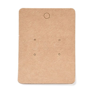Blank Kraft Paper Earring Display Cards CDIS-G005-12-1