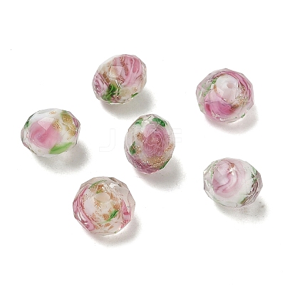 Handmade Gold Sand Lampwork Beads L26BN011-1